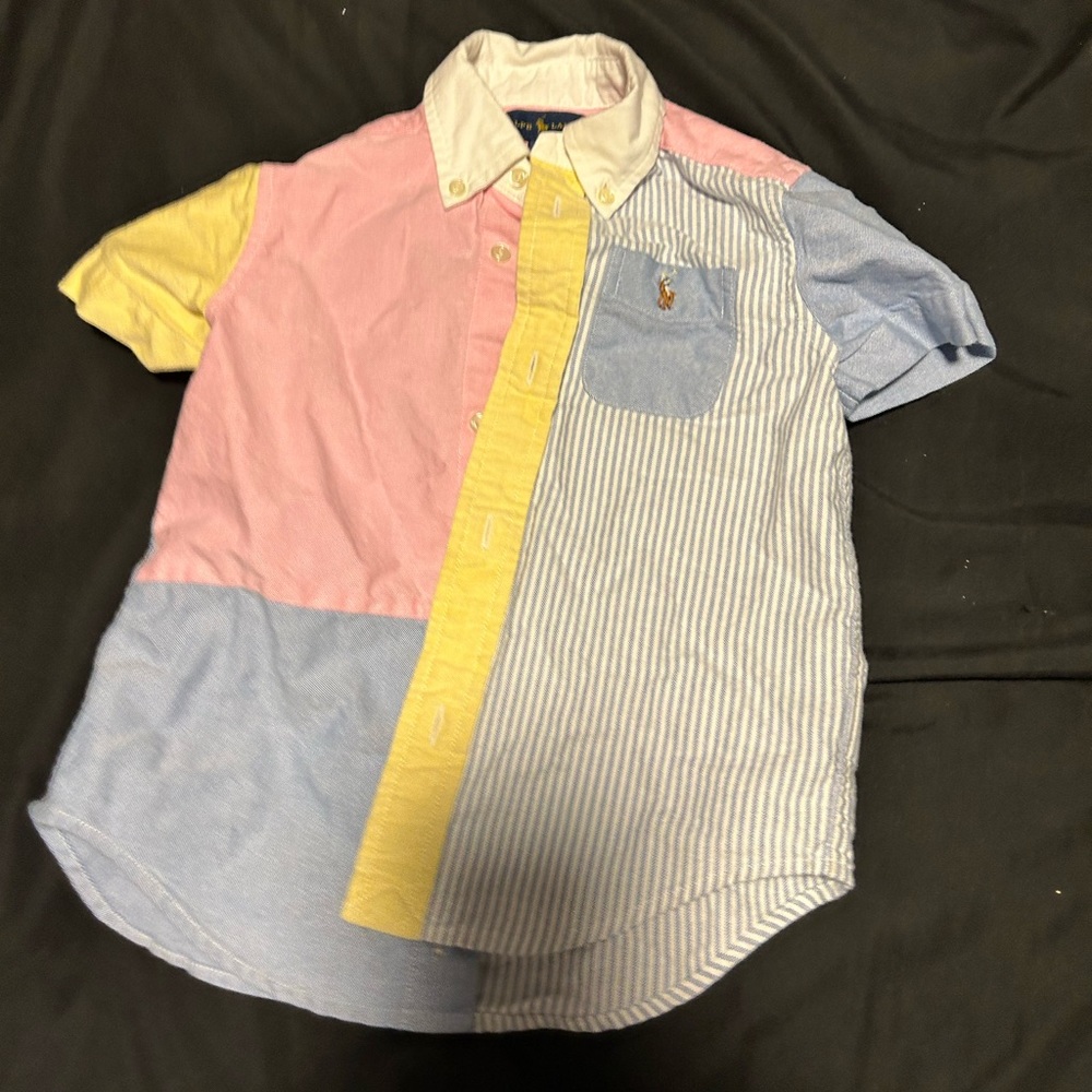 ralph lauren patchwork toddler top